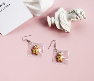 New Fashion Earrings Funny Cartoons Goldfish Water Bags Shape Dangle Earring Charm Resin Earrings Wholesale