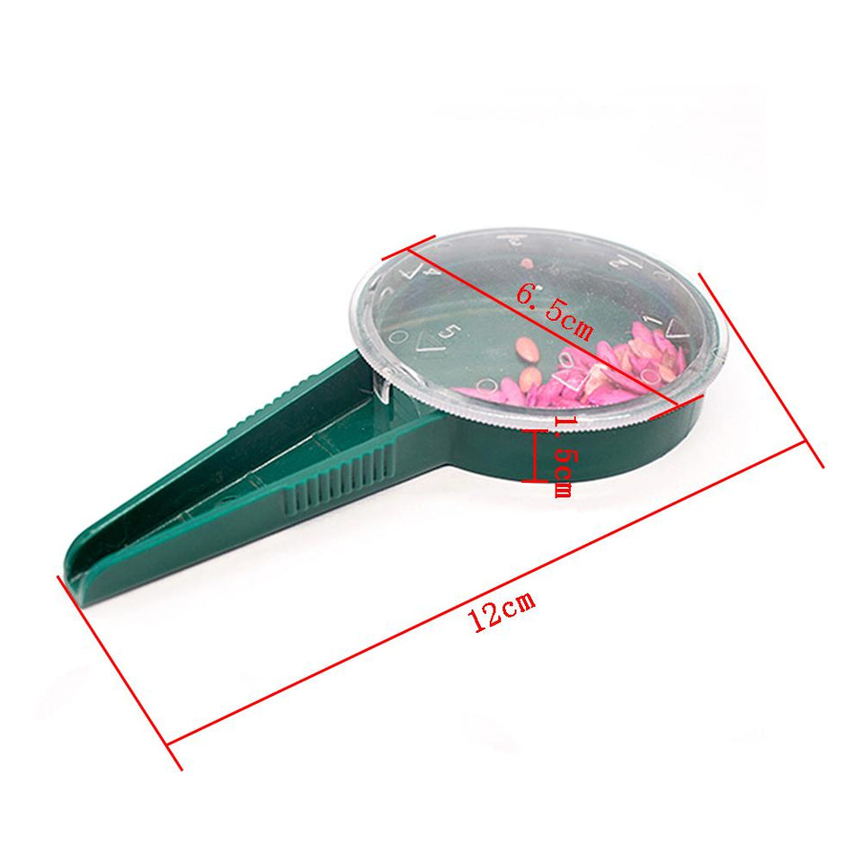 Seeder Gardening tools 5 files adjustable seed seeder of various sizes