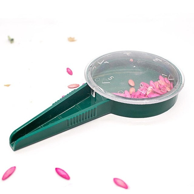 Seeder Gardening tools 5 files adjustable seed seeder of various sizes